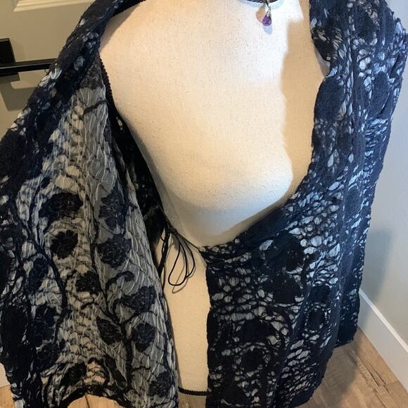 Marianne Kooiman Silk Blend Wrap Jacket - Picture 4 of 15